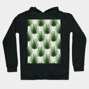 Simple Palm Leaf Geometry Hoodie